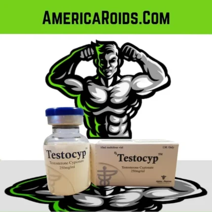 Testosterone Cypionate 250 mg vial by Alpha Pharma